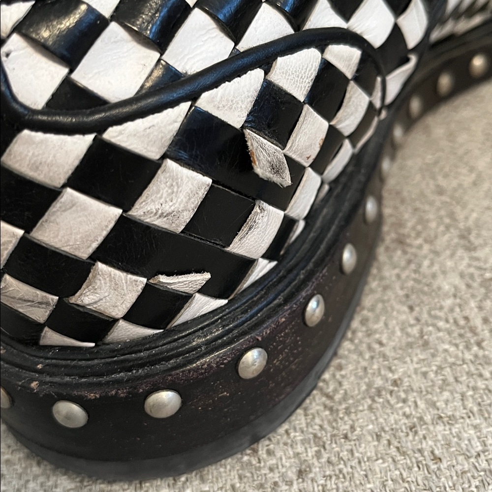 Givenchy Black & White Leather Shoes 10/43 - Picture 6 of 7